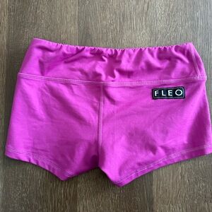 Women’s Fleo CrossFit Workout Pink Booty Apex Contour Shorts Medium